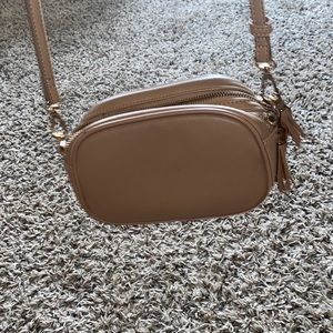 Tan Shoulder Crossbody Bag
